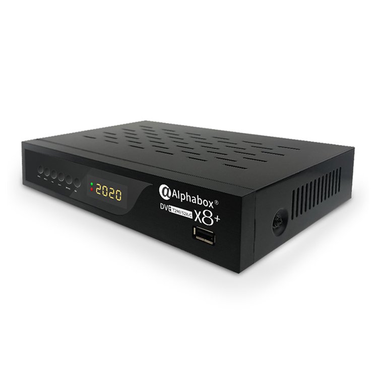ALPHABO X8+ New Stocks newest 4k satellite tv receiver star set top box satellite receiverer decoder