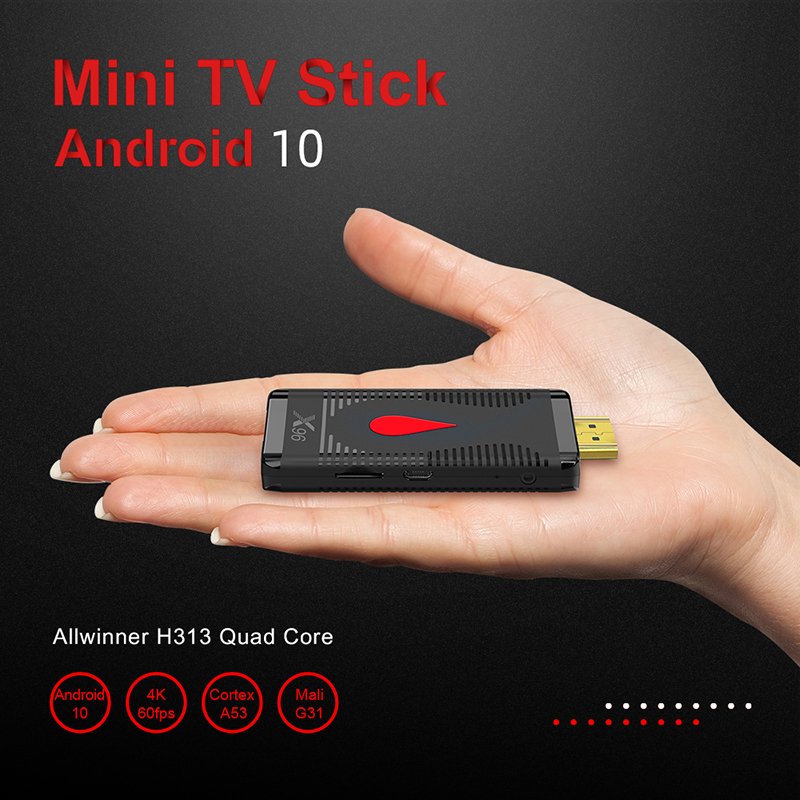 2024 Cheapest Factory Direct Android 10 4K TV Stick X96 S400 Set Top Box Allwinner H313 Quad Core 2.4G Wifi Android Tv Box