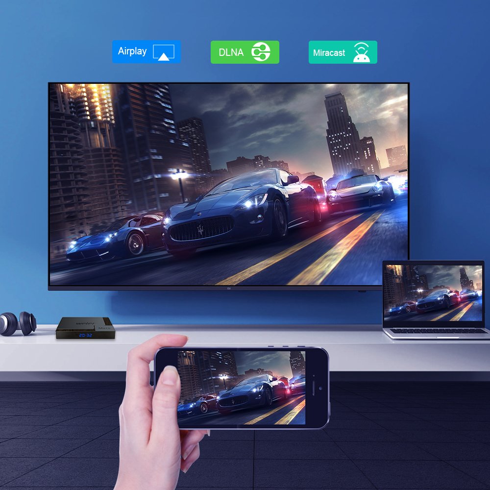 weier hot selling X96 mini Amlogic S905W 1GB 8GB Aandroid smart tv set-top box