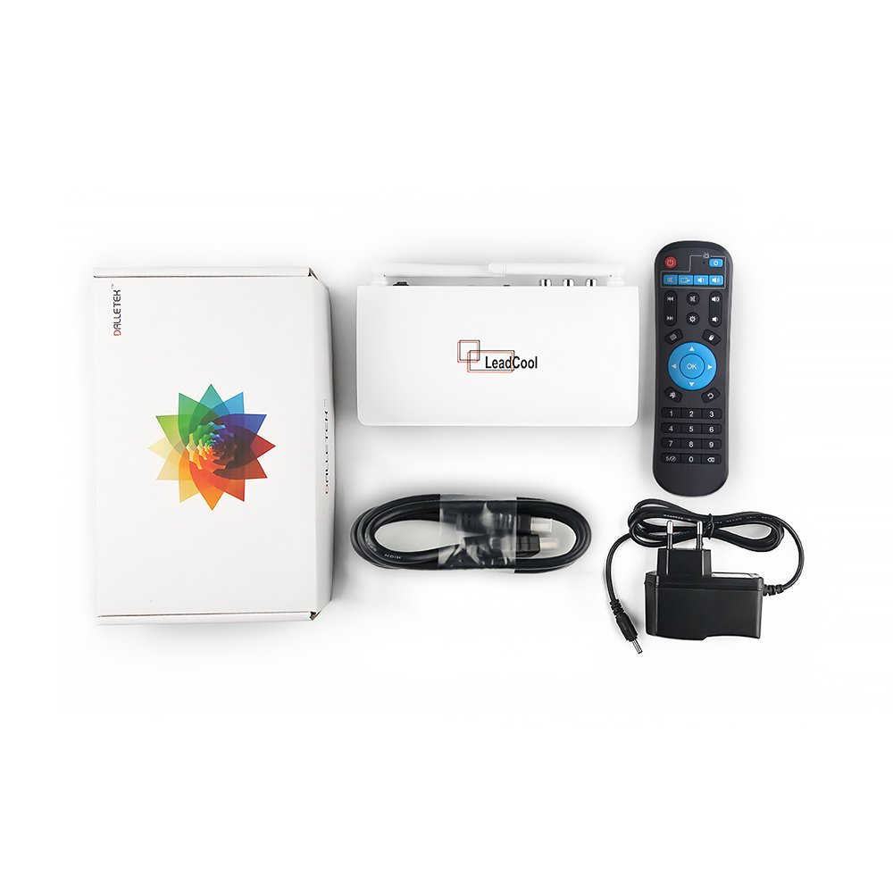 Newest QHDTV Box Leadcool H313 2GB 16GB 2.4G Android 10.0 4k Smart Tv Arabic Iptv Set-top Box