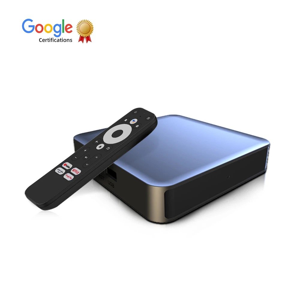 GD2 4K 2+32gb Android 11.0 Set top box manufacturer new arrival voice control Google certified android tv box