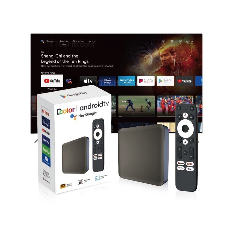 GD2 4K 2+32gb Android 11.0 Set top box manufacturer new arrival voice control Google certified android tv box