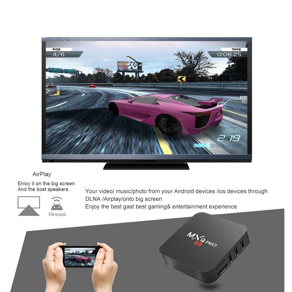 Cheapest MxqPro Android Tv Box 5g Wifi 8G 128G Media player Set-top box hot selling X96Q pro