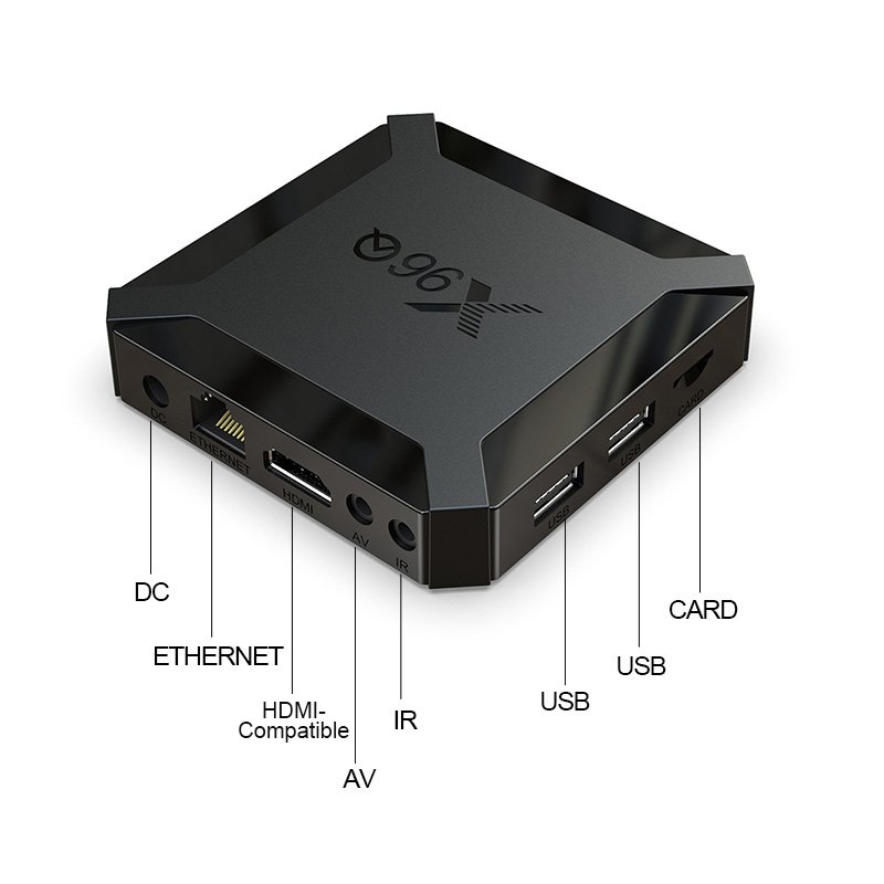 Hot Selling X96Q Smart Android 10.0 Set Top Box 4K Media Player TV Box 1Gb 2Gb Movie Set Top Box Tv Digital