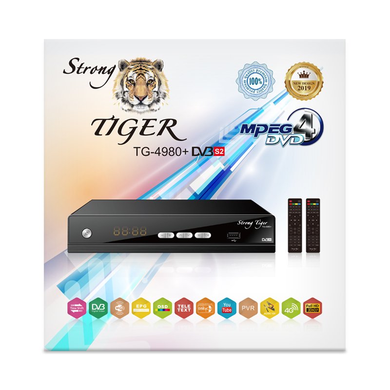 STRONG TIGER TG-4980 New amiko alien 8900 set top box decoder support 4k and h.265 decoder dvb t2 s2 dish receiver