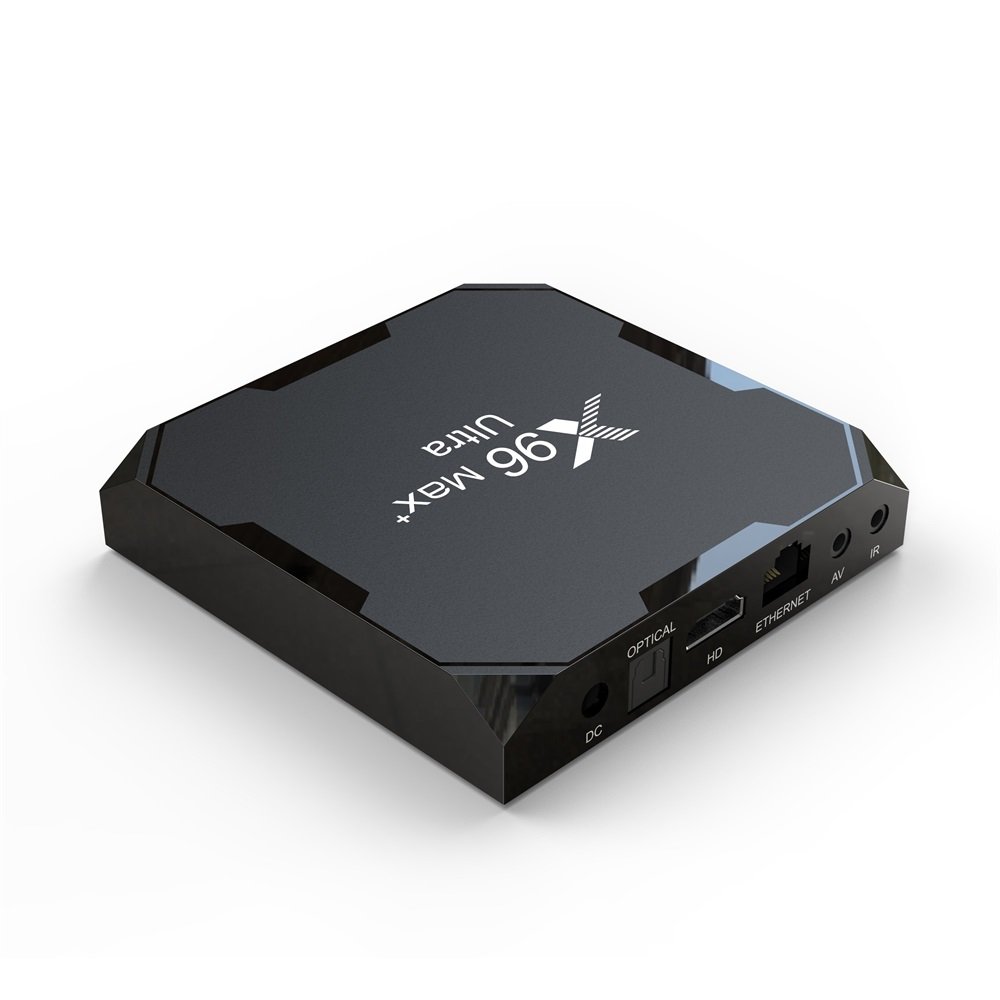 Factory Hot Sell S905X4 Android 11 X96 Max+Ultra Set Top Box 4Gb RAM 32Gb 64Gb ROM 8K smart tv box