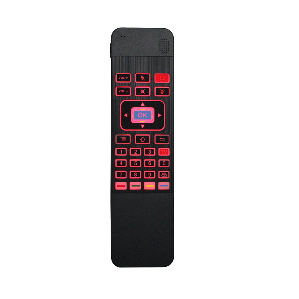 2.4G Wireless T3-C Air Mouse Mini Keyboard Control for Android TV Box Black Color Receiver
