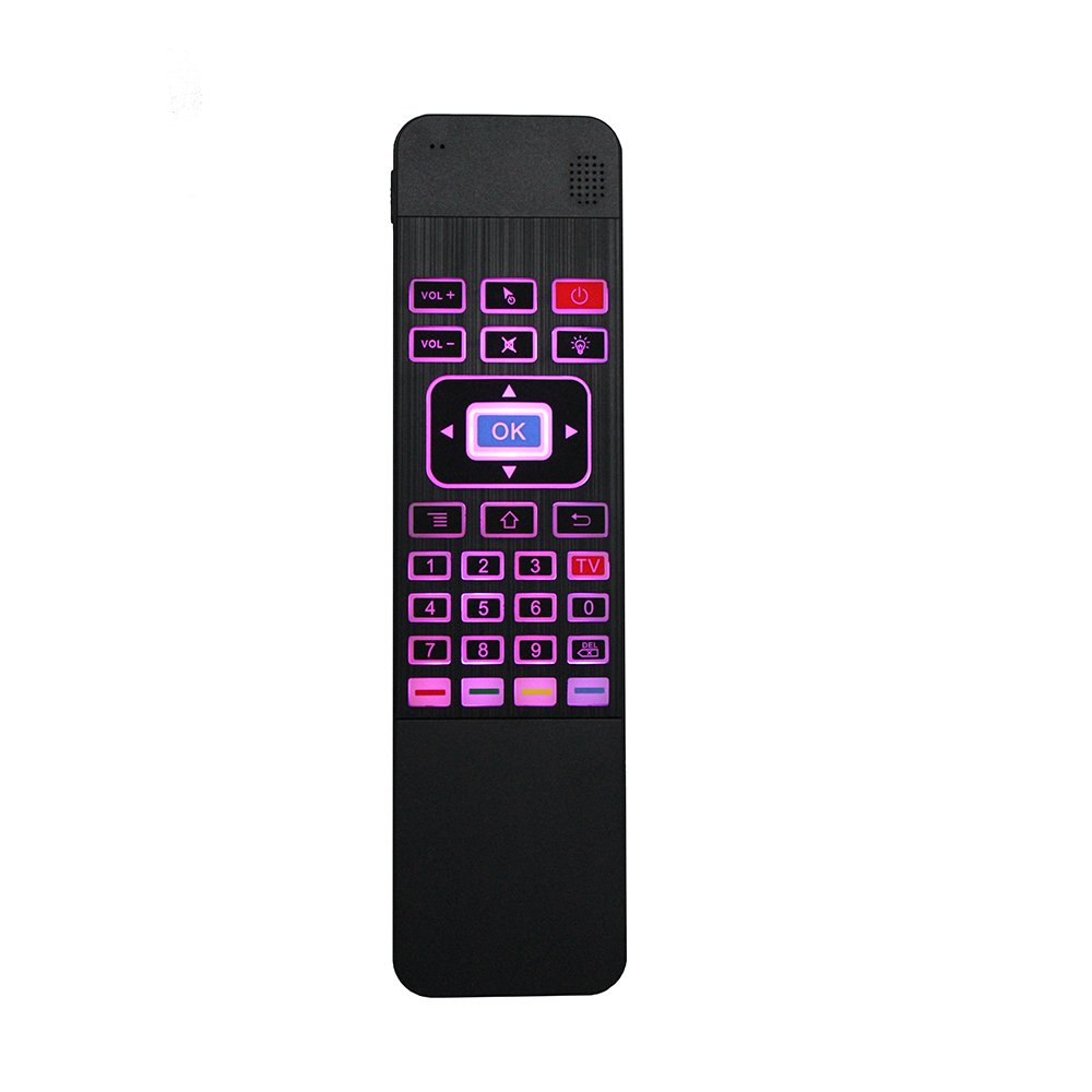 2.4G Wireless T3-C Air Mouse Mini Keyboard Control for Android TV Box Black Color Receiver