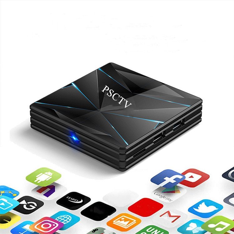 New Leadcool PSCTV Android 9.0 Set Top Box RK3528 CPU Smart TV Box 5.8G WiFi 4K UHD Screen