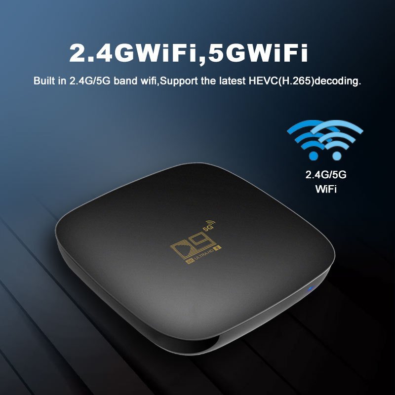 Hot Sale Dual Band D9 Amlogic S905 Quad Core Android TV Box 1GB 8GB Strong 4K Smart IPTV Set Top Box