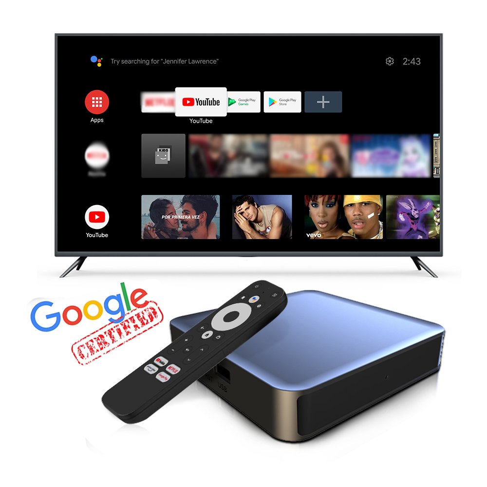 Dcolor GD2 Google Certified 4K Amlogic S905 Stb DDR4 2GB 32GB BT 5.0 Android 12 Av1 5G WiFi Custom Smart Tv Box