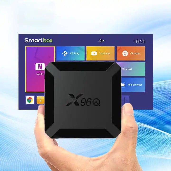 4K Tv Box Android 10.0 X96Q with factory price Quad Core 2.4G 4k 1GB 8GB 2GB 16GB smart tv android ott TV box Set Top Box