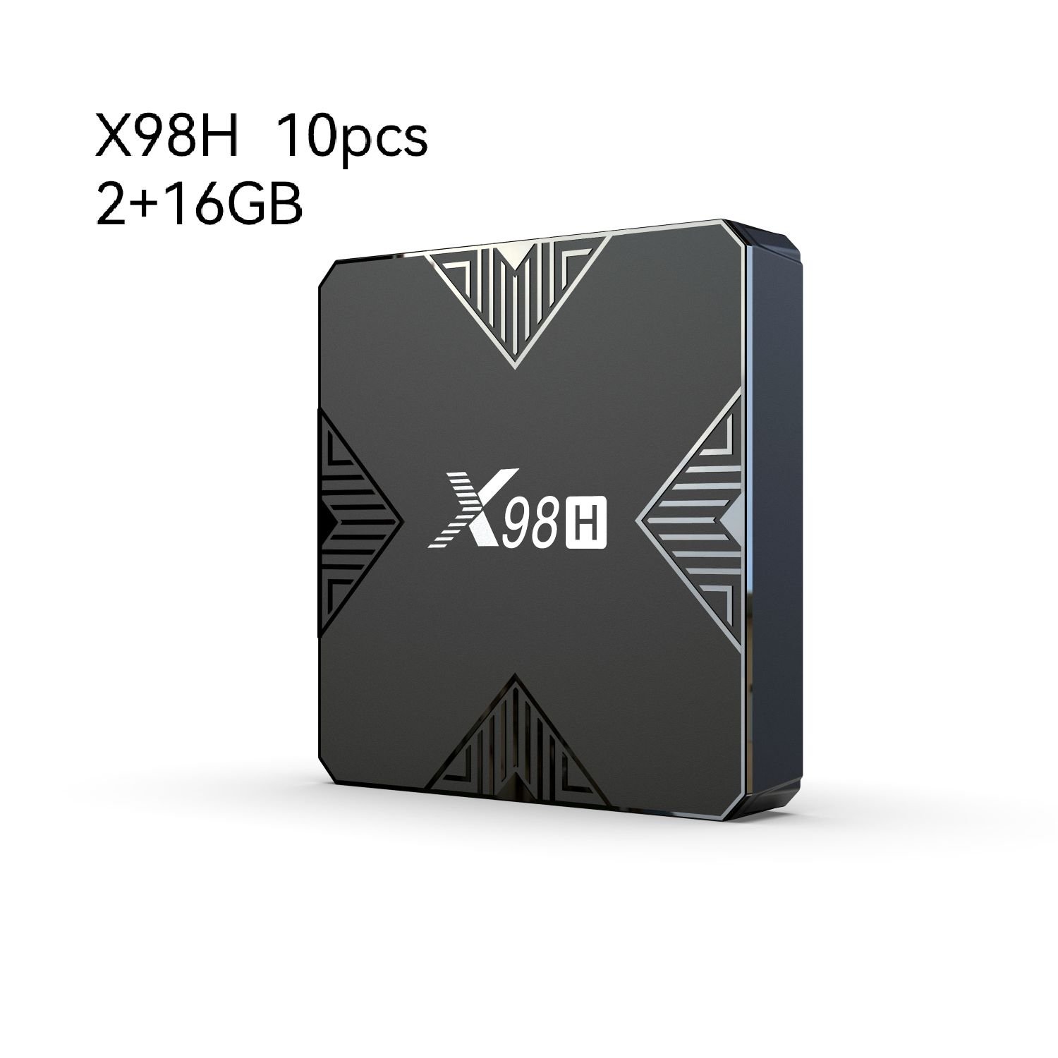 10PCS/SET Original 2.4G 5G WIFI X98H H618 4GB 64GB android 12 4K HD smart app pro set top tv box X98H