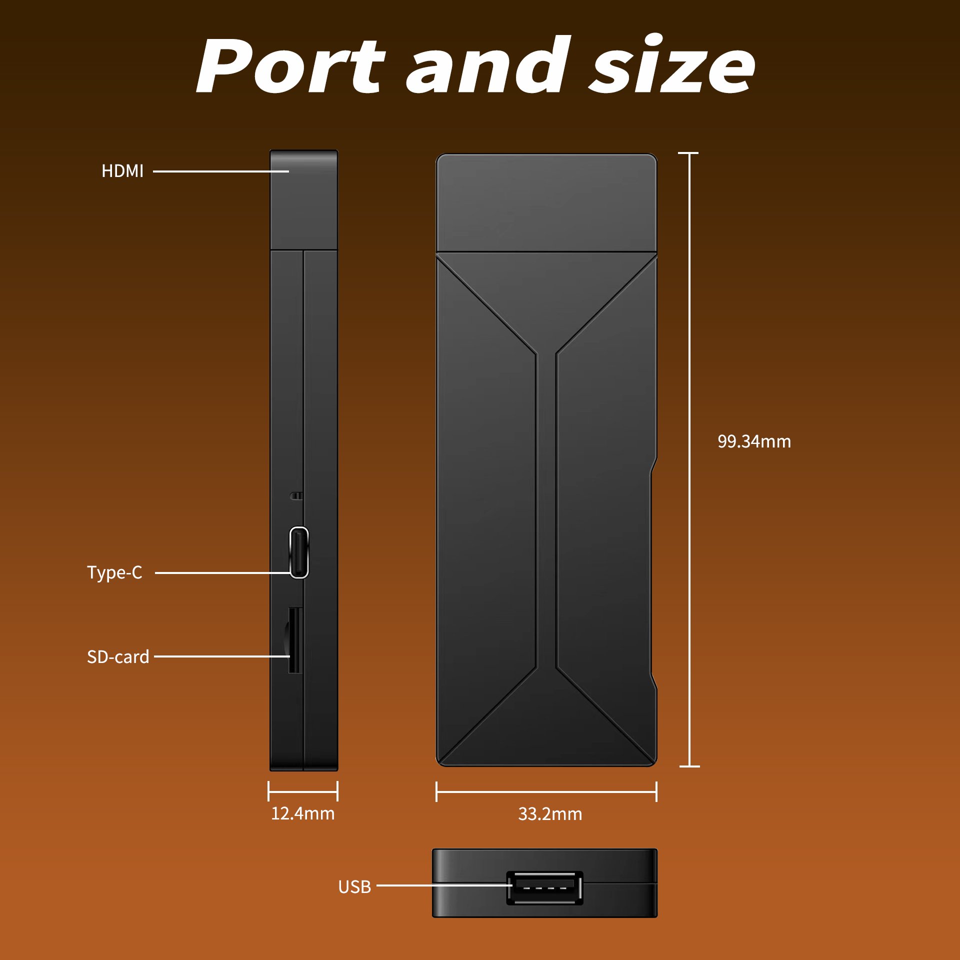2024 Hot fire tv stick 4k HCS H8 Latest Android 13 Awllinner H313new design ATV Smart TV Stick Quad Core 4k fire tv sticks