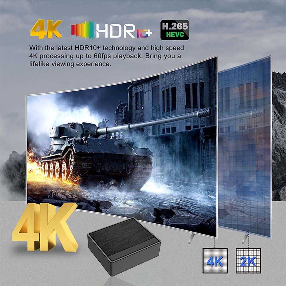 2024 Lemon TV Mini Android 12 Smart TV Box Allwinner H618 Support 4K BT5.4 Wifi6 Google Voice Media Player Set Top Box 2GB 16GB