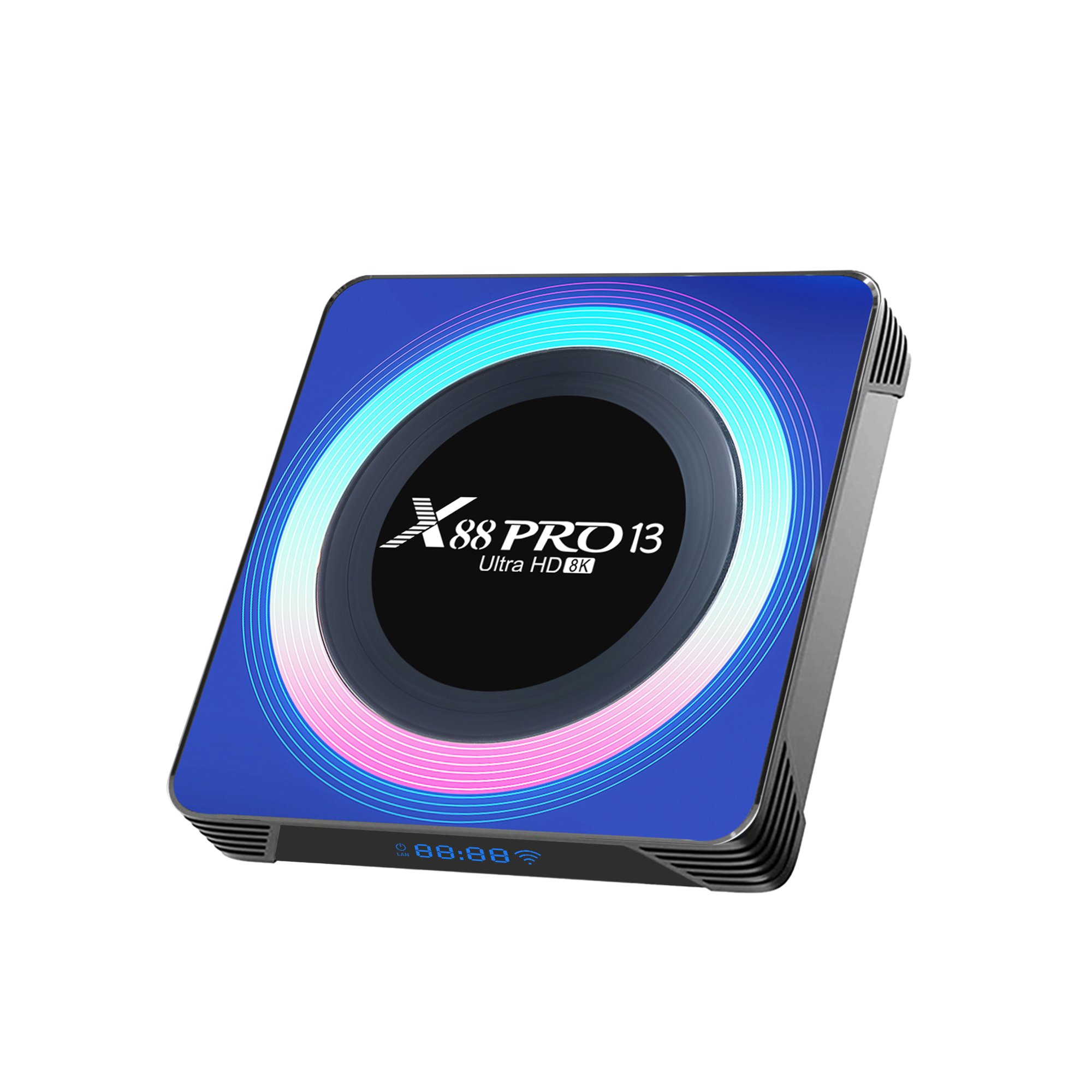 Powerful Rockchip RK3528 X88 Pro 13 Set Top Box Quad-Core Chip Android 13 BT5.0 2.4G/5G Dual Wifi 6 4K UHD Video Player TV Box