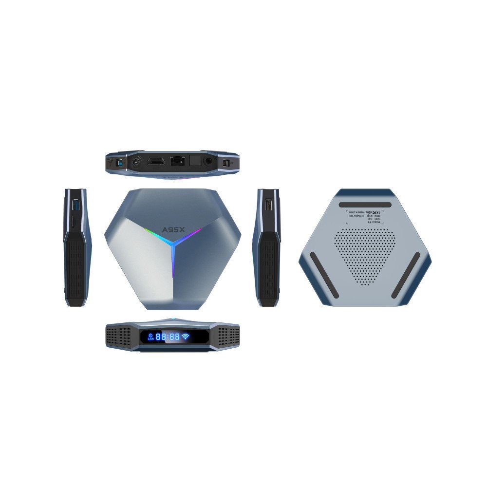 Set top box A95X F4 Amlogic S905X4 Smart TV Box 4GB 32GB Dual Wifi BT 8K Android 11 TV Box A95X F4