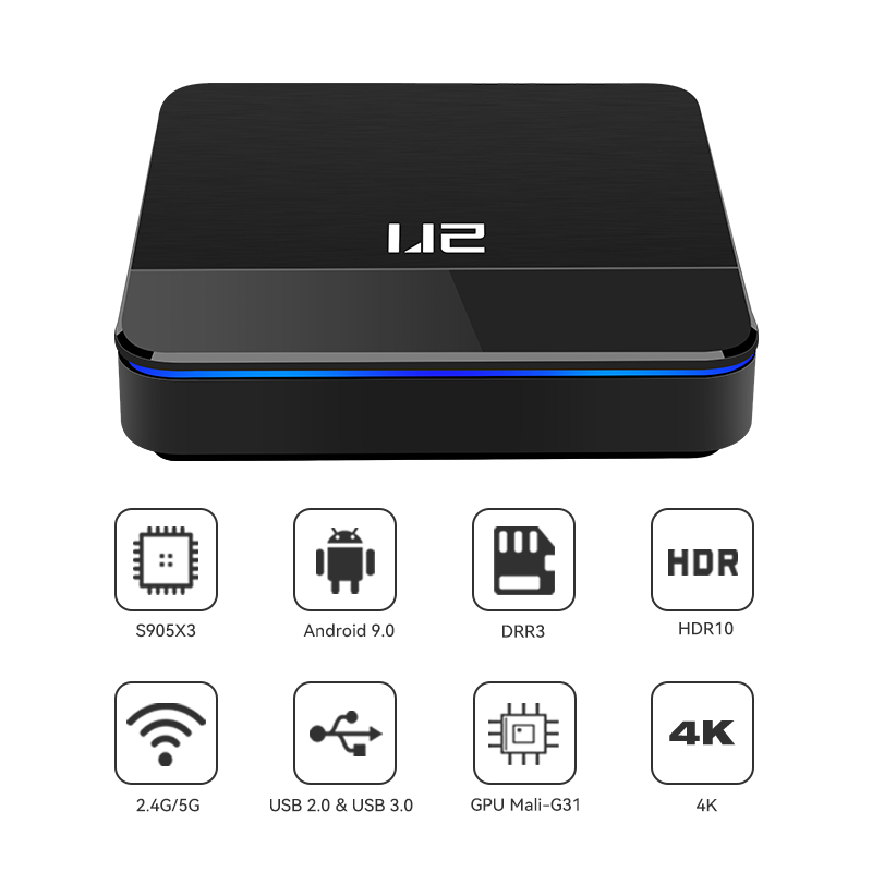 Factory Price tv box Android 11 4K IP-TV Set Top Box Amlogic S905X3 2GB 16GB Smart Android OTT TV Box Media player