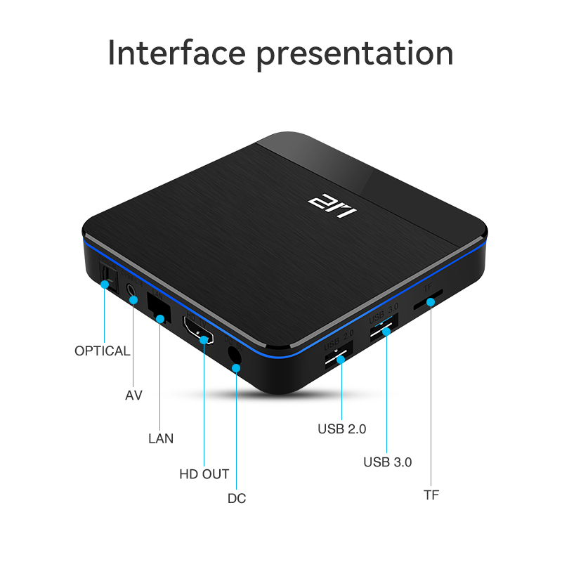 Factory Price tv box Android 11 4K IP-TV Set Top Box Amlogic S905X3 2GB 16GB Smart Android OTT TV Box Media player