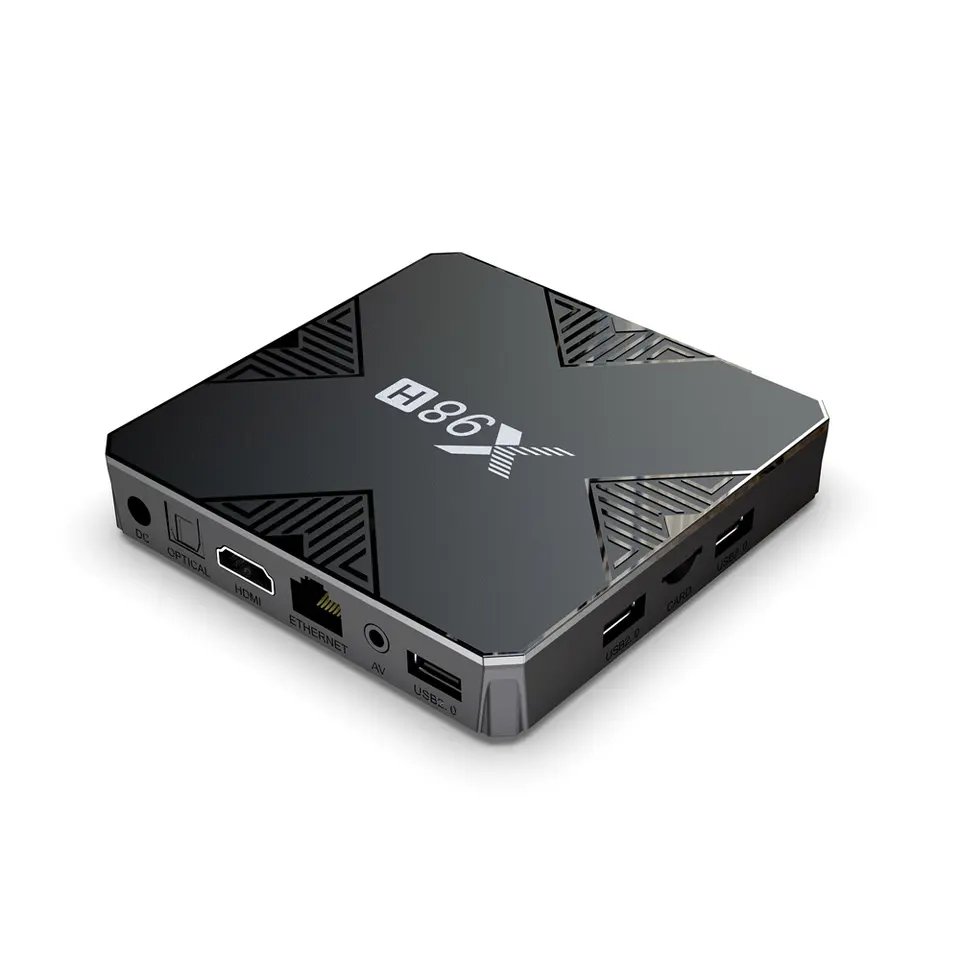Xlintek X98H Smart Tv Box 1080P Full Hd 4K Android 12 Allwinner H618 Processor Set-Top Box with 2.4/5G Dual Wifi And Bt 5.0