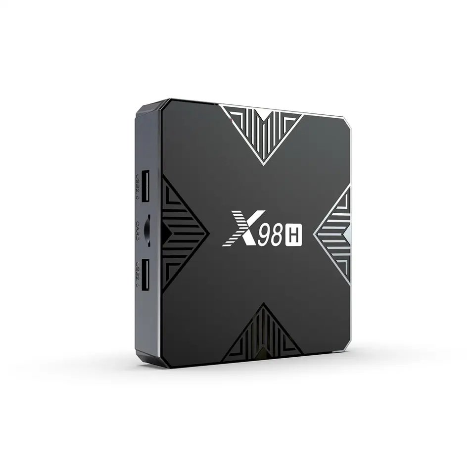 Xlintek X98H Smart Tv Box 1080P Full Hd 4K Android 12 Allwinner H618 Processor Set-Top Box with 2.4/5G Dual Wifi And Bt 5.0