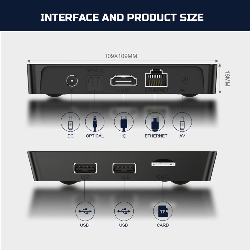 X96Q Pro BOX Allwinner H313 4K Media Player 2.4G&5Ghz Dual Band-wifi Android 10.0 Set-Top Box