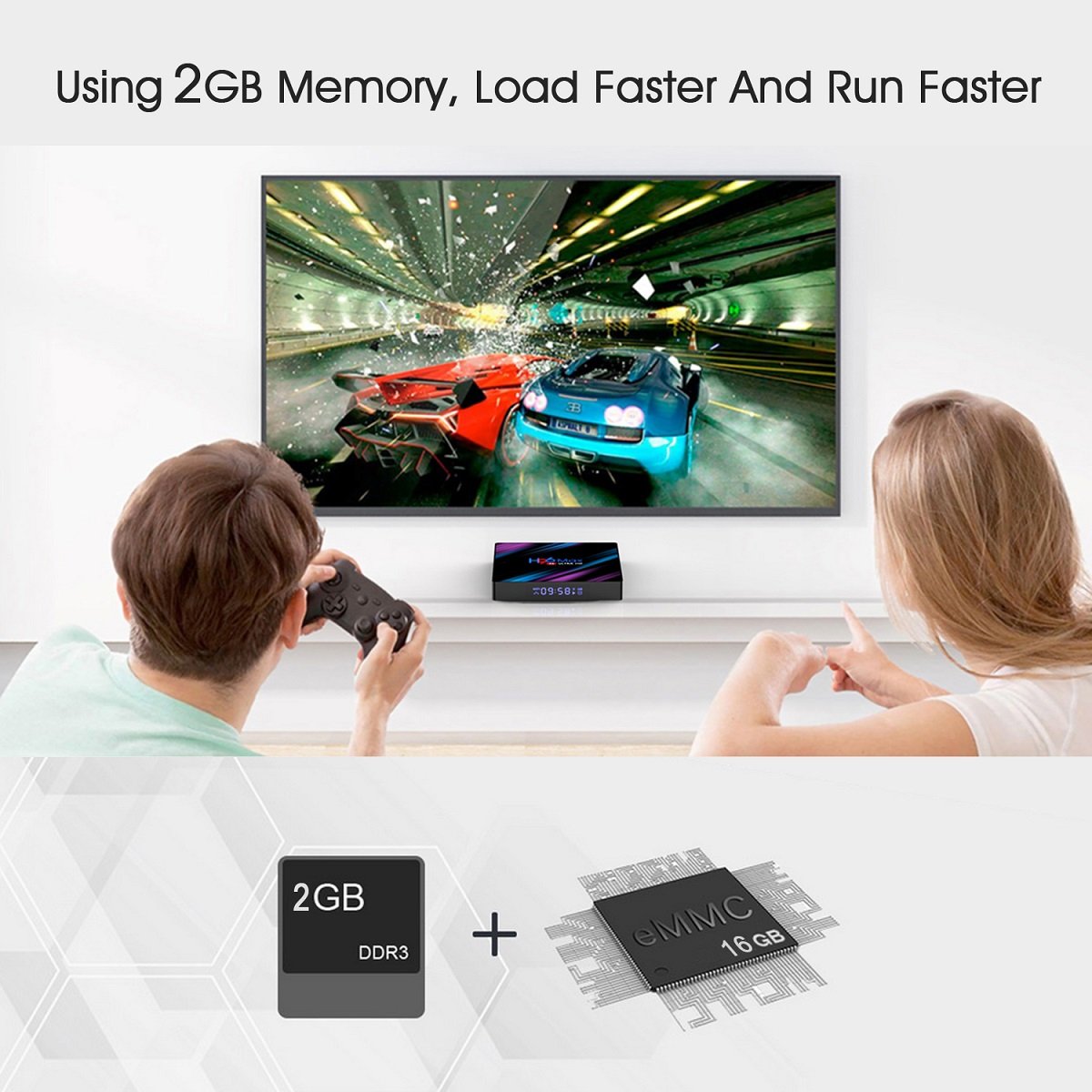 Set Top Box 4gb ram 32gb 64gb rom Android 10 OS smart box H96 MAX RK3318 Tv Box network player