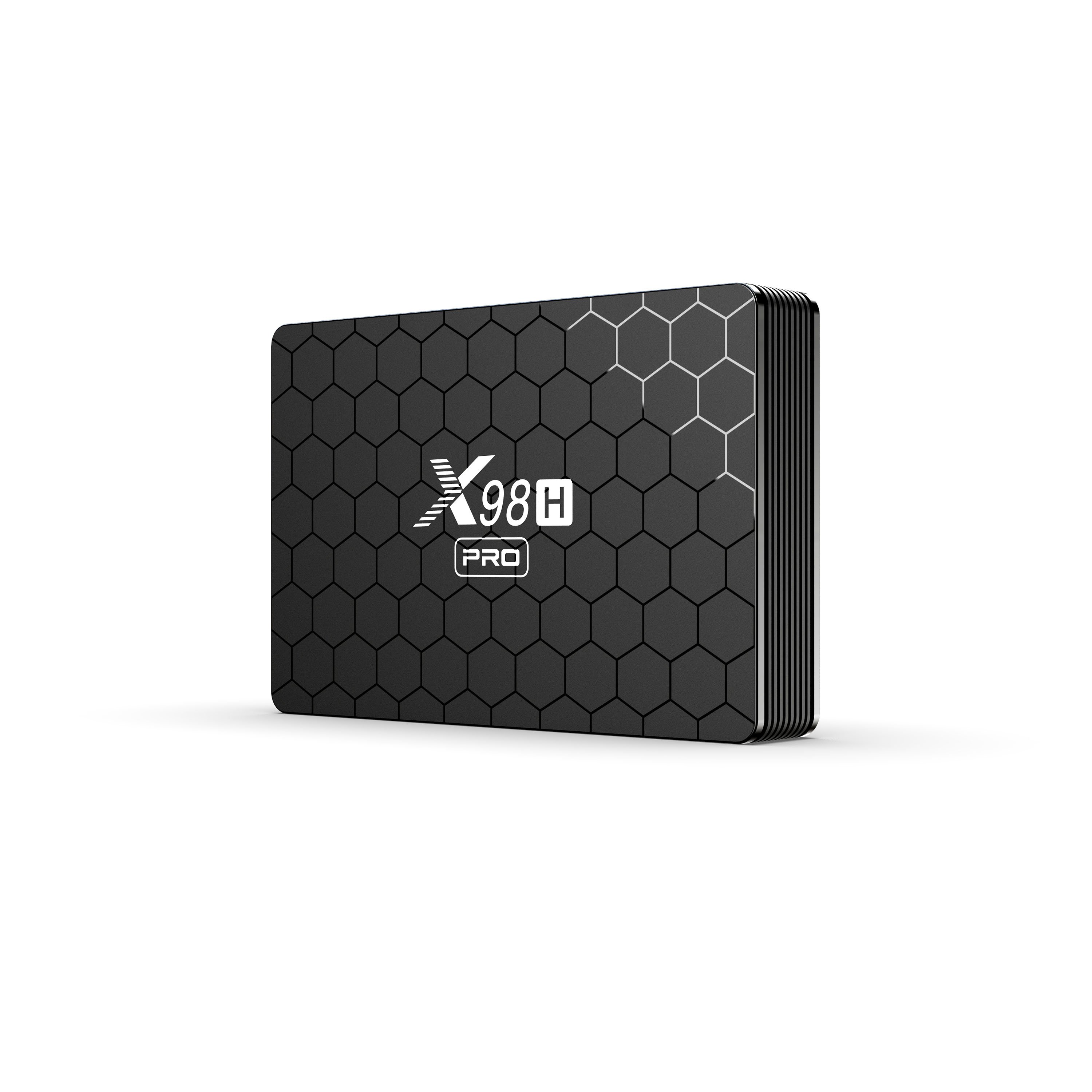 Ip tv box Wholesale Android 12 Set top Box X98Hpro 2GB+16GB Media Player Allwinner H618 Best Chip