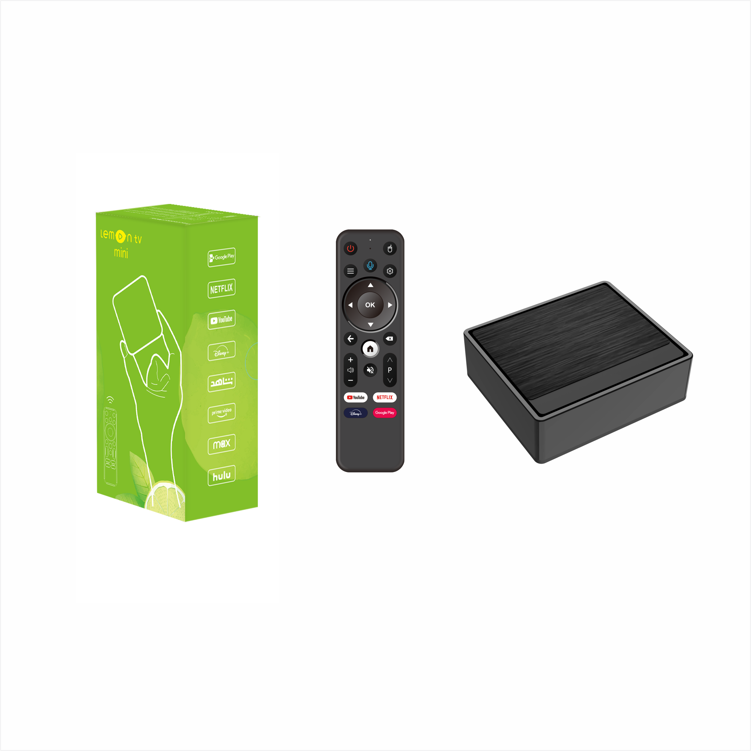 New Lemon min se Android 12 TV BOX 2G16G Allwinner H618 2.4/5G Dual Wifi6 BT5.4 Voice 4K Media Player Set Top Box
