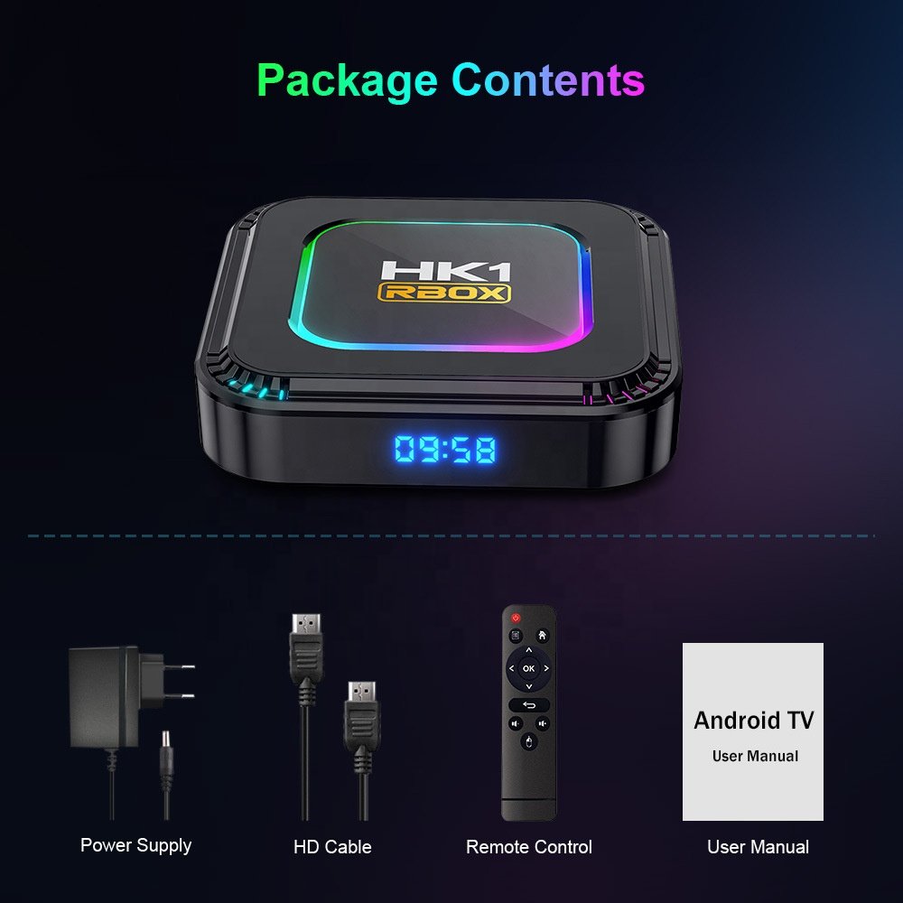 TV box HK1 K8 RK3528 8K 4GB 128GB WiFi BT 5.0 Media Player Smart Set Top Box Android 13 Tv Box