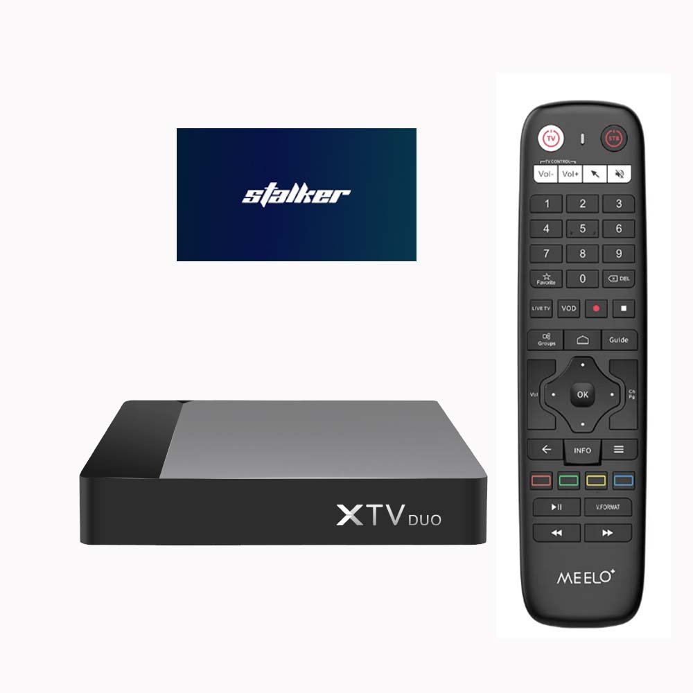 Stalker Meelo+ XTV DUO Android 11 IP TV box 2.4G/5G WIFI 4K Player better than H96 MAX IP TV boxes