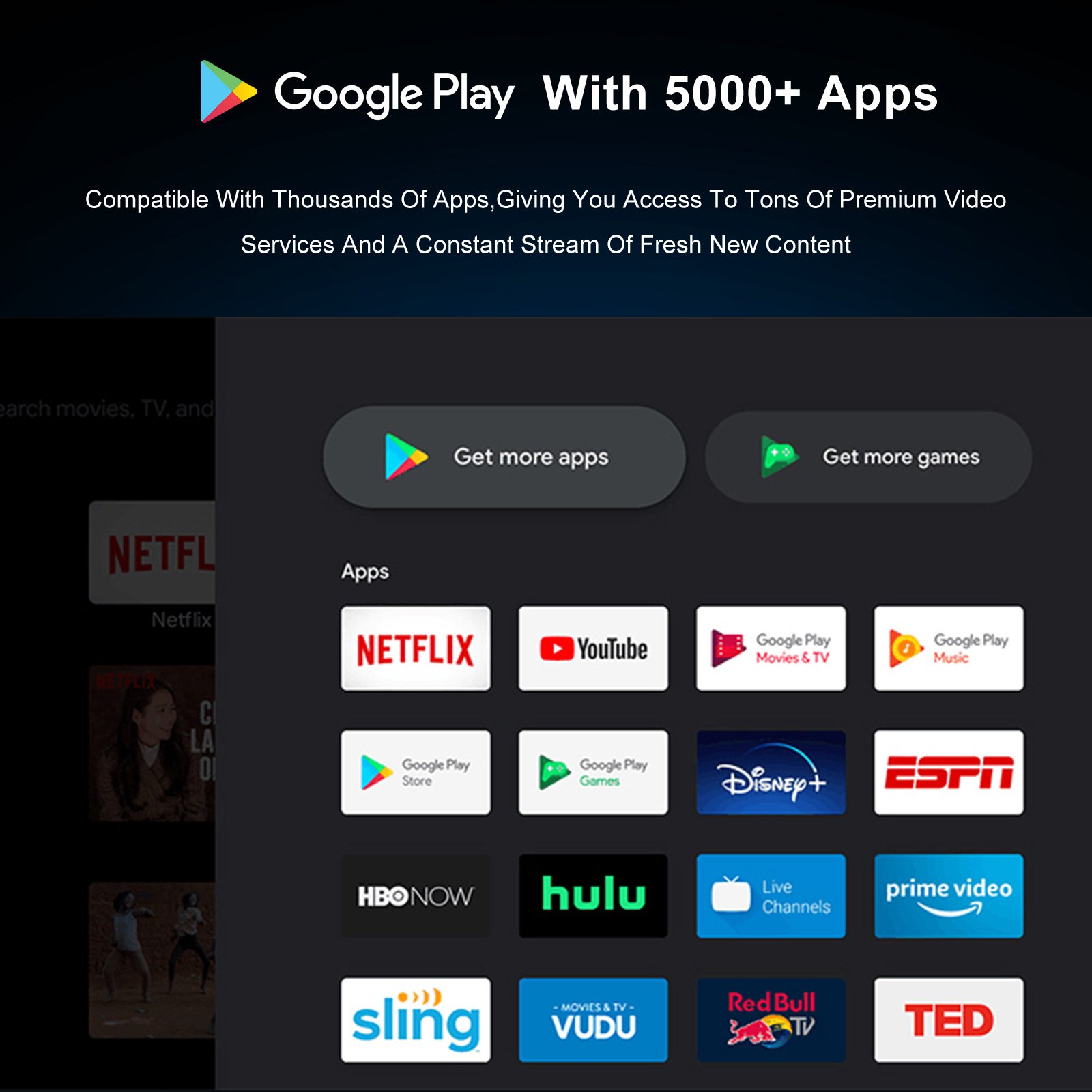 HAKOPro Smart TV Box Android 11 OS Amlogic S905Y4 4GB 32GB 4K HDR 10 AV1 Google Certifications Set Top Box iptv Android 11.0