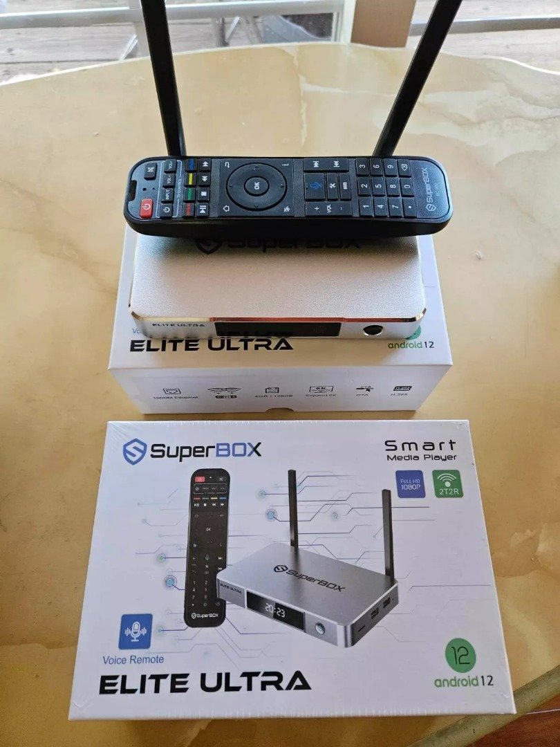 SuperBox S5 MAX Android 12.0 , Bluetooth Voice Command Smart TV Box 6k Ultra HD