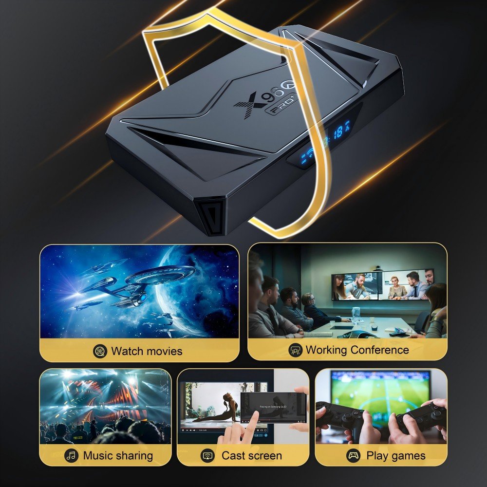 Wholesale X96Q pro+ 2GB 16GB 4GB 32GB Allwinner H728 Smart TV Box Android 14.0 8K set-top box WiFi6 STB