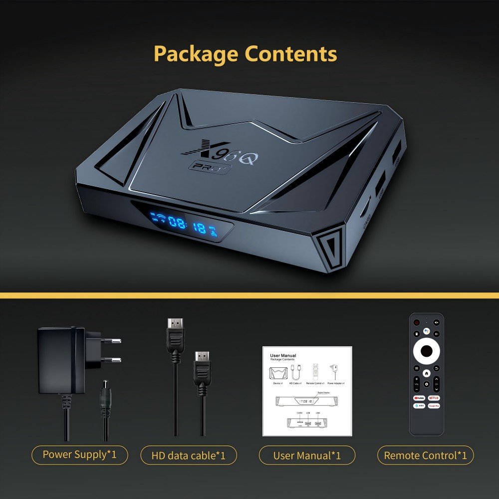 Wholesale X96Q pro+ 2GB 16GB 4GB 32GB Allwinner H728 Smart TV Box Android 14.0 8K set-top box WiFi6 STB