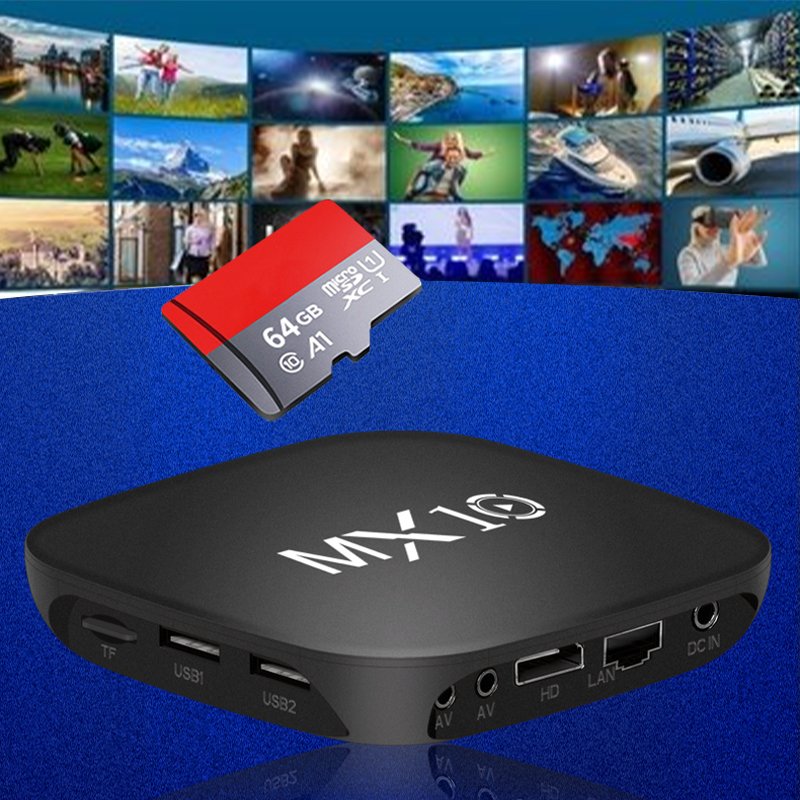 New Android Tv Box 1GB 8GB Mini Mx10 Smart Tvbox Wifi RK3228 Quad Core OEM Set To Box 4k Btv 13 Original 2 4g Aparelho Btv 11 4k