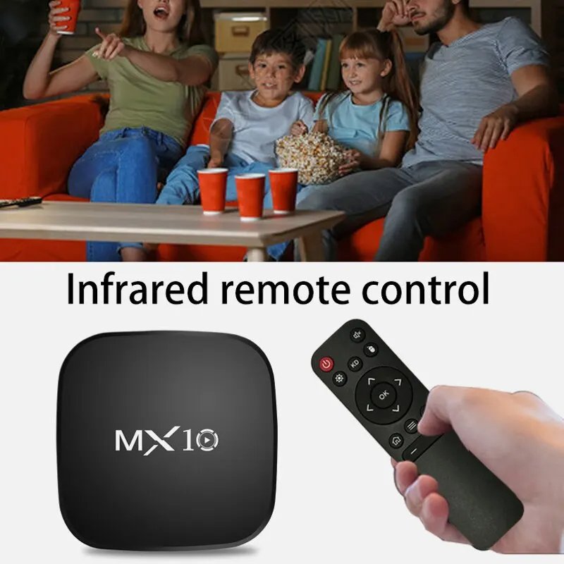 New Android Tv Box 1GB 8GB Mini Mx10 Smart Tvbox Wifi RK3228 Quad Core OEM Set To Box 4k Btv 13 Original 2 4g Aparelho Btv 11 4k