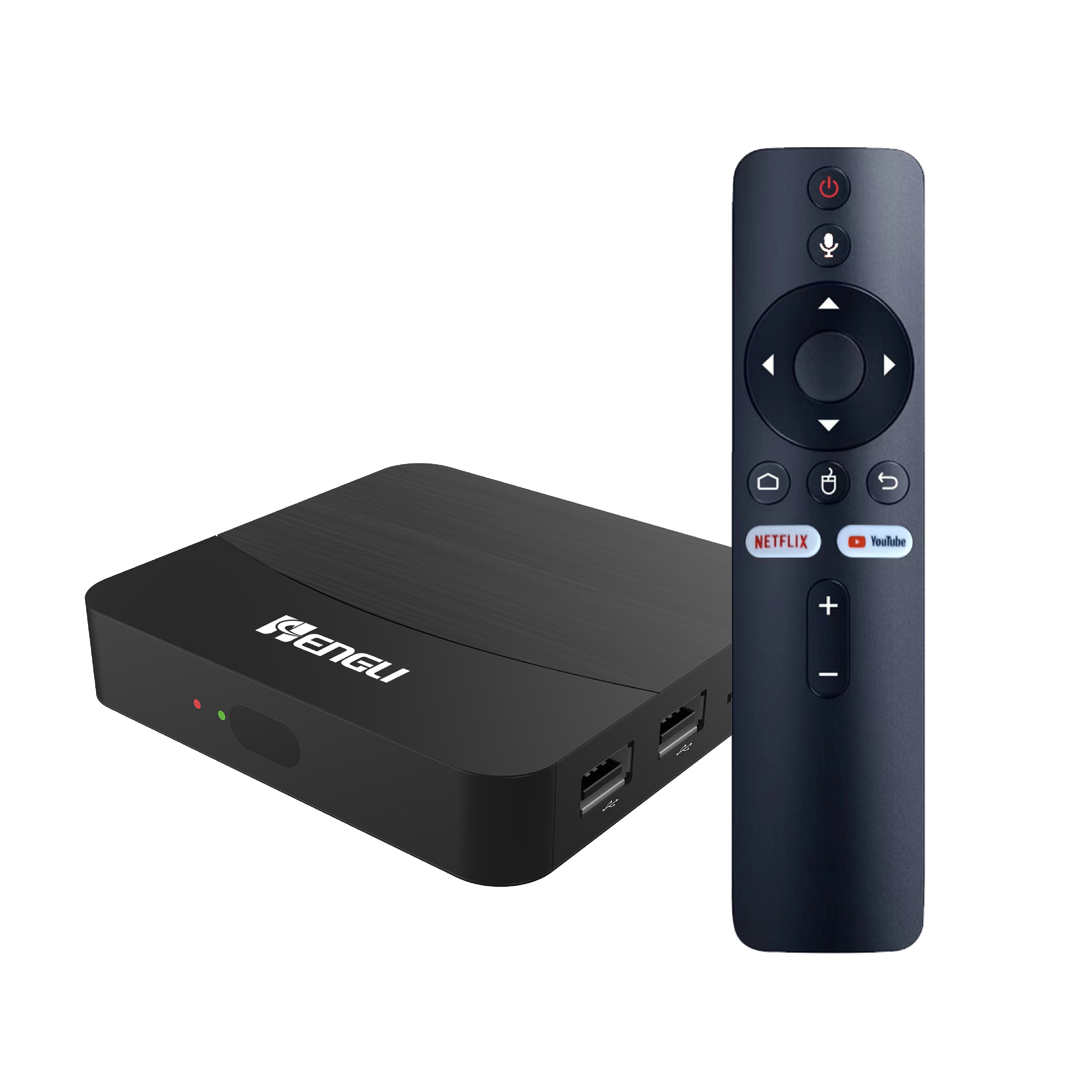 Hengli 2024 OTT 4GB RAM 64G ROM Voice 8K 4K Smart Amlogic s905y4 Dual Wifi Android 11 TV Box Set-Top Box
