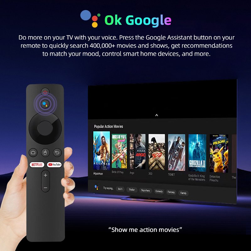 4K Android 11 TV Box 2GB 8GB 4K Voice Remote Smart TV Box set-top box digital 2G RAM 8G 16G ROM