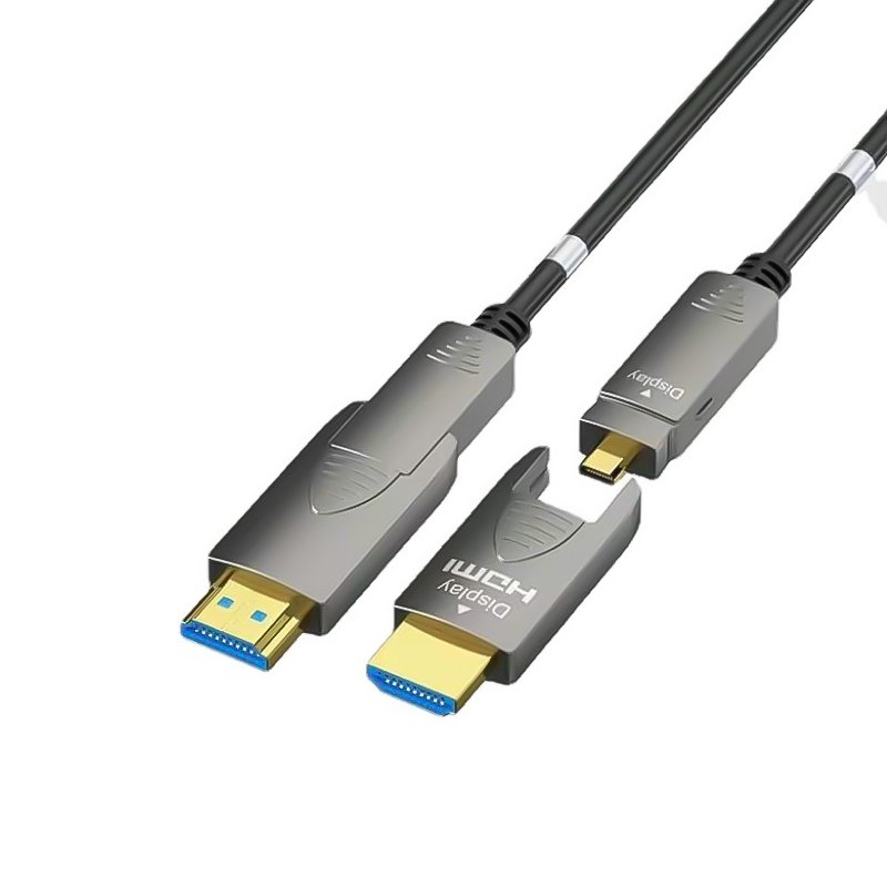 Supplier fiber optic hdmi cable 2.0 tv aoc display port to hdmi cable 3M 5M 15M 50M 100Meters high speed kable for PC PS camera