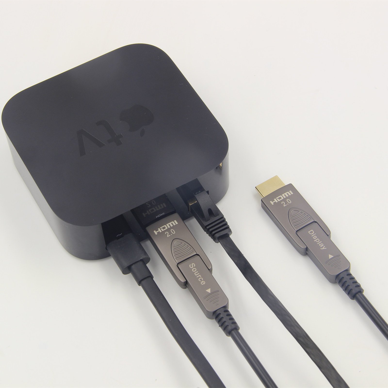 Supplier fiber optic hdmi cable 2.0 tv aoc display port to hdmi cable 3M 5M 15M 50M 100Meters high speed kable for PC PS camera