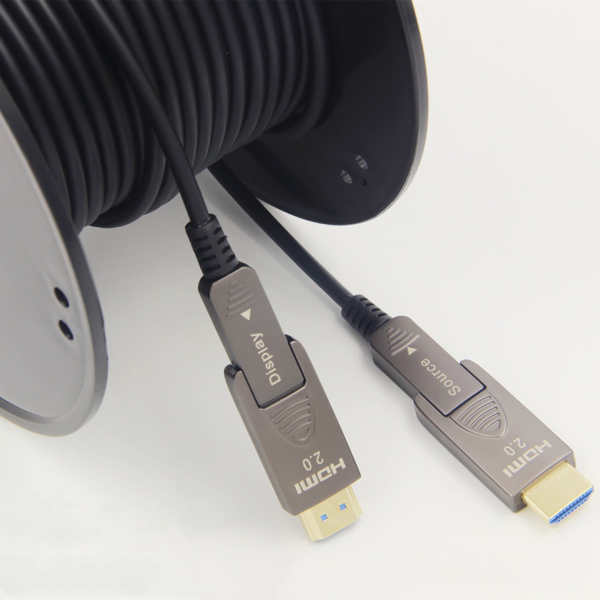 Supplier fiber optic hdmi cable 2.0 tv aoc display port to hdmi cable 3M 5M 15M 50M 100Meters high speed kable for PC PS camera