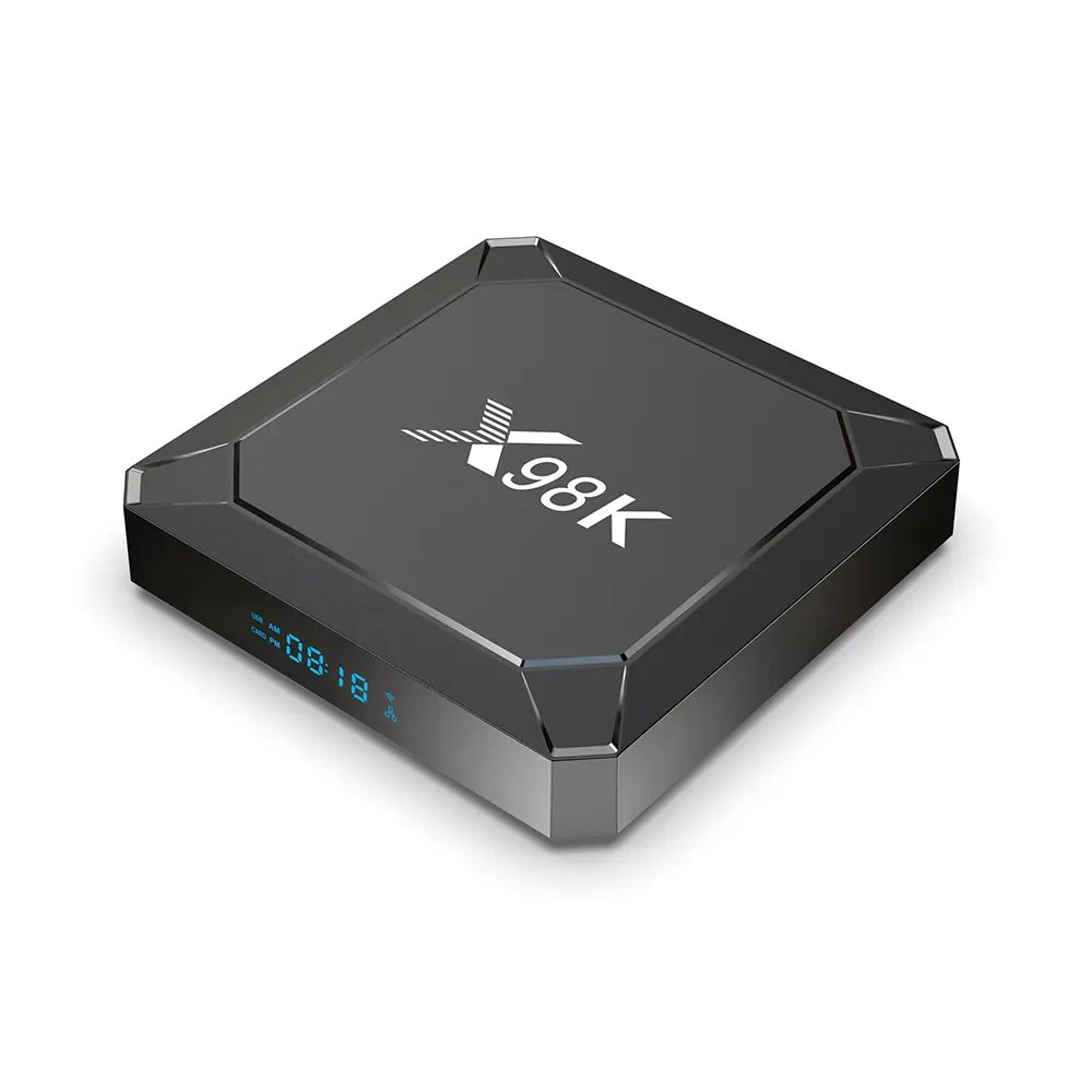 8K TV Box Android 13.0 X98K Rockchip Rk3528 Quad Core Bt 5.0 1000m 2.4GHz/5GHz WiFi 6 Hdr 10 8K TV Box X98K 8K Android TV Box