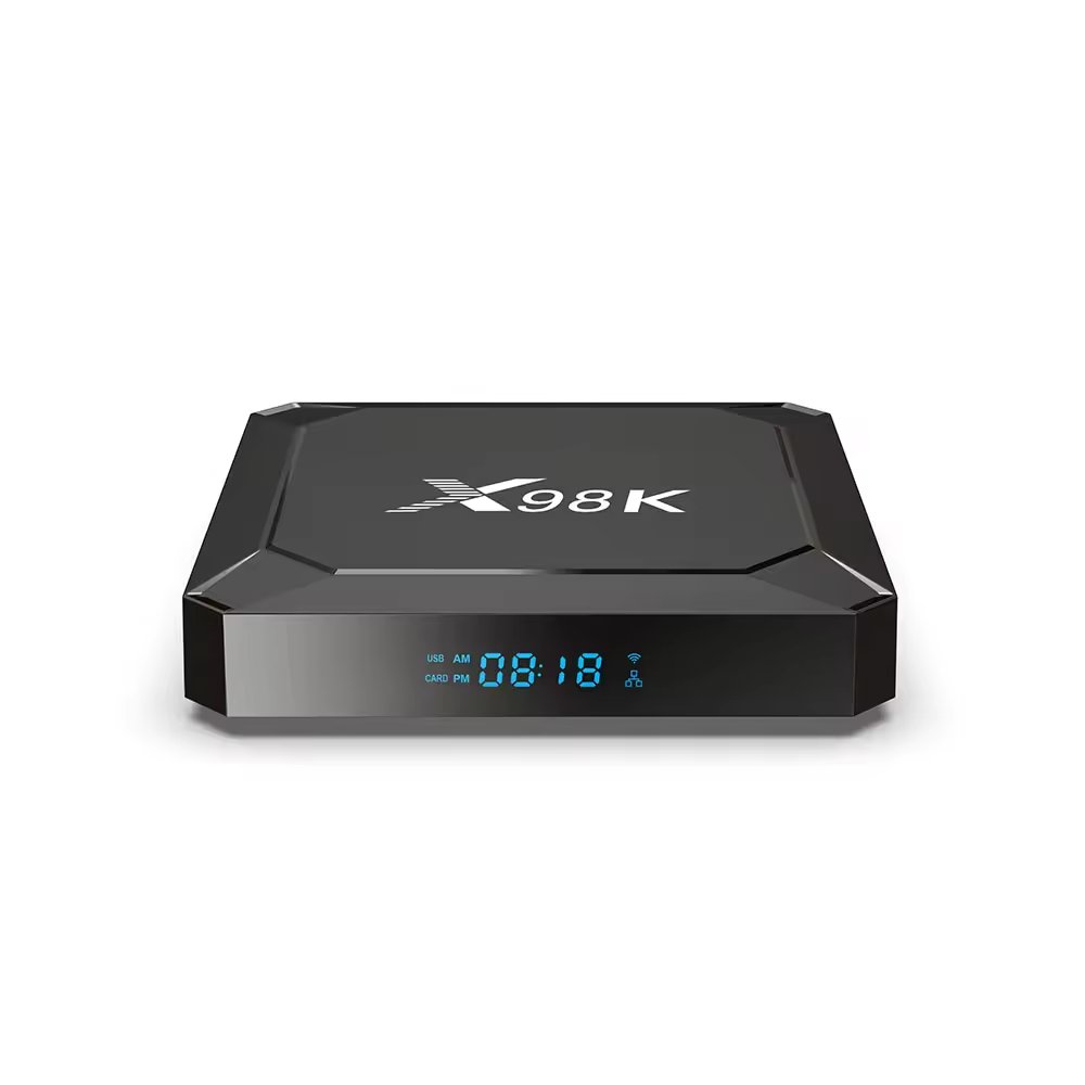 8K TV Box Android 13.0 X98K Rockchip Rk3528 Quad Core Bt 5.0 1000m 2.4GHz/5GHz WiFi 6 Hdr 10 8K TV Box X98K 8K Android TV Box