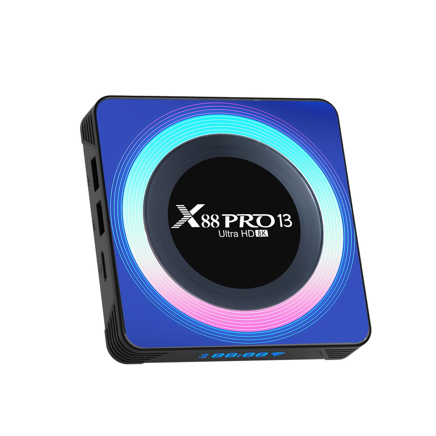 New arrival RK3528 quad core 64 bit X88 pro13 set-top box android 13.0 wifi6 bt5.0 ultra hd output smart tv box factory