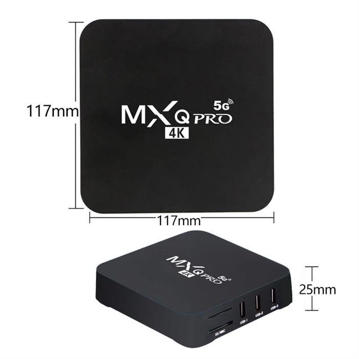 Cheapest Wholesale TV box 1+8 Ram MXQ PRO 4k Android 11.0 Rock 3228A chip android set top box to South America