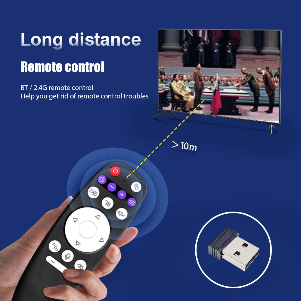 G10S KING air mouse 2.4g wireless remote control Voice Remote Control For set top box Android TV box and smart tv g10s king