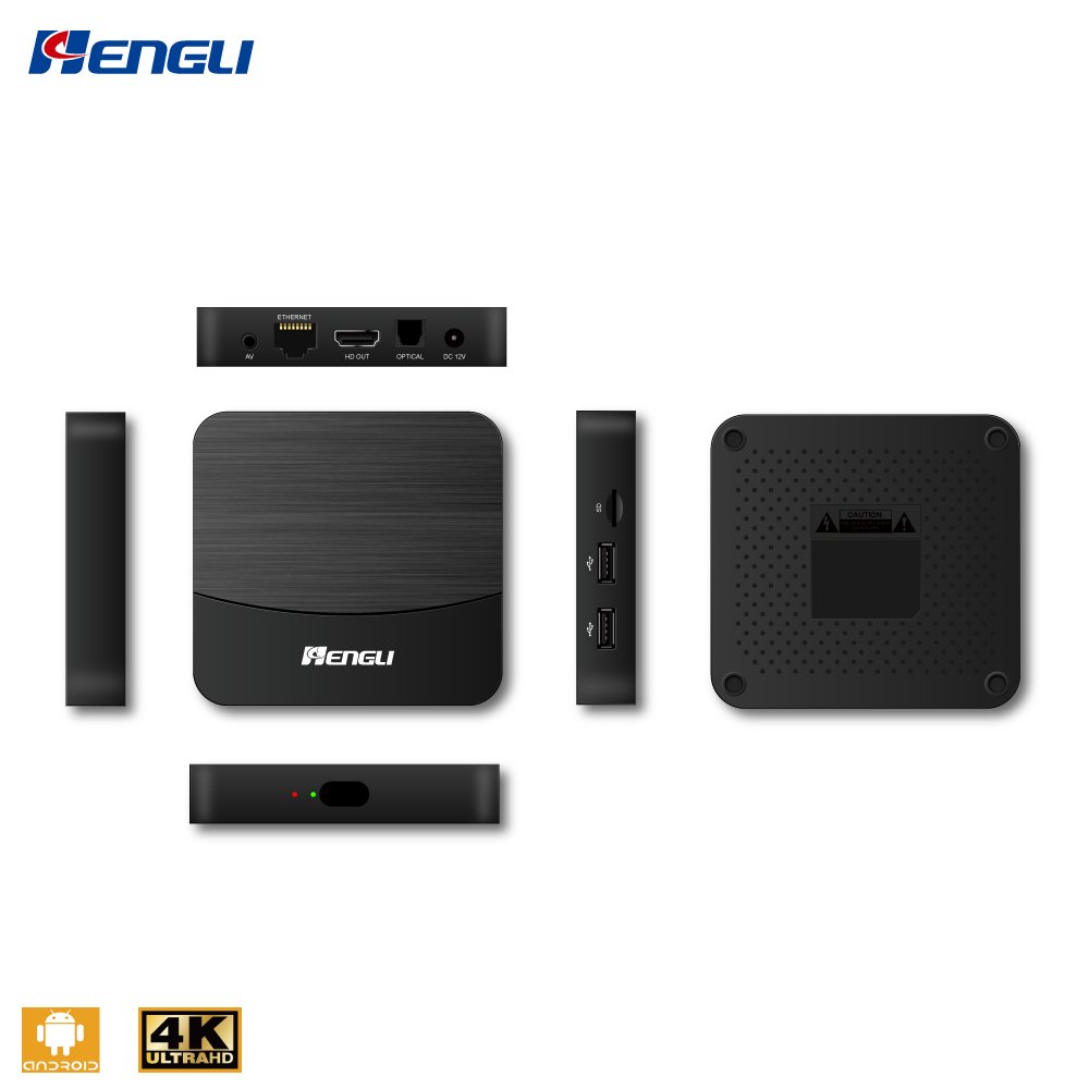 Hengli ATV smart atv box 32gb android 11 set top box ip tv with dual wifi Supports 4K video decoding tv box android