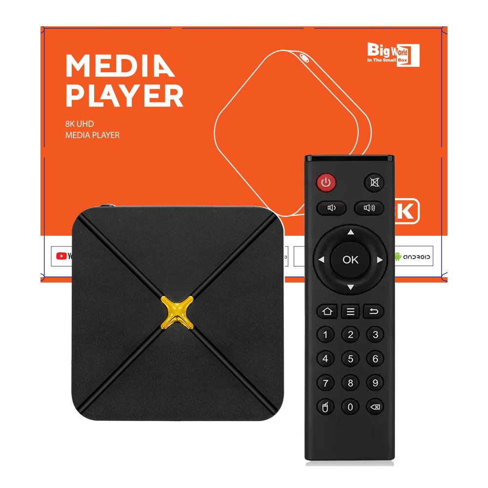 Android Smart TV BOX Android 9 Amlogic S905 2GB RAM 8GB ROM 5G Wifi Stalker player ip tv Box Same function APP stalker player