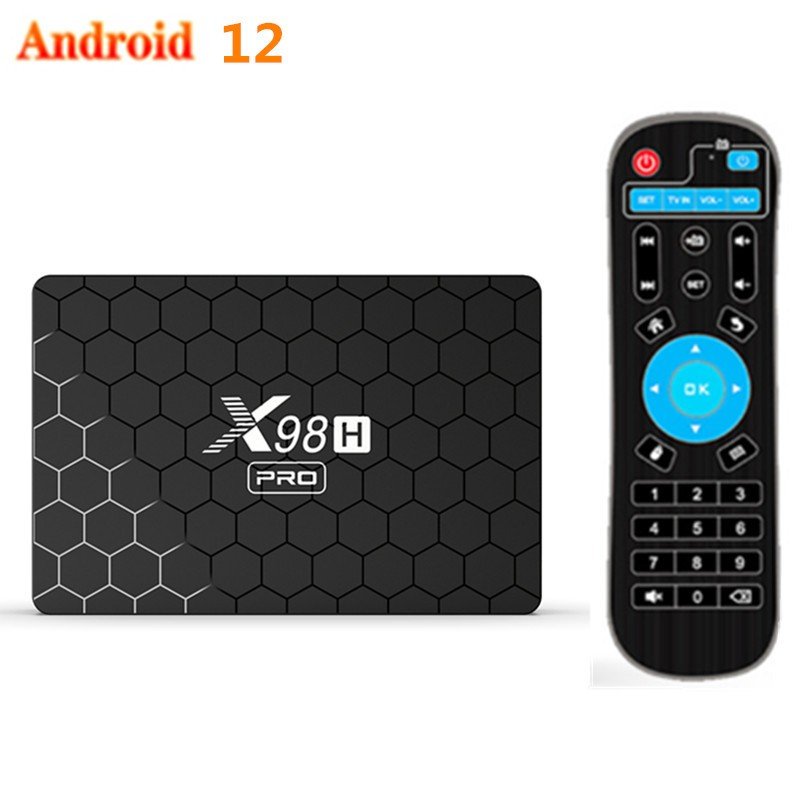 Wholesale Smart TV Box Android 12.0 4k Dual Wifi 6 Android TV Box 4 RAM 64 ROM Set Top Box